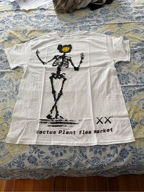 KAWS Cactus Plant Flea Market Men’s White Tee